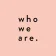 Logo Who We Are