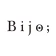Logo Bijo;